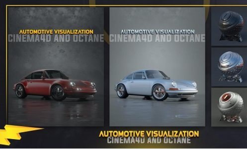 Skillshare Automotive Visualization with cinema4d and octane render