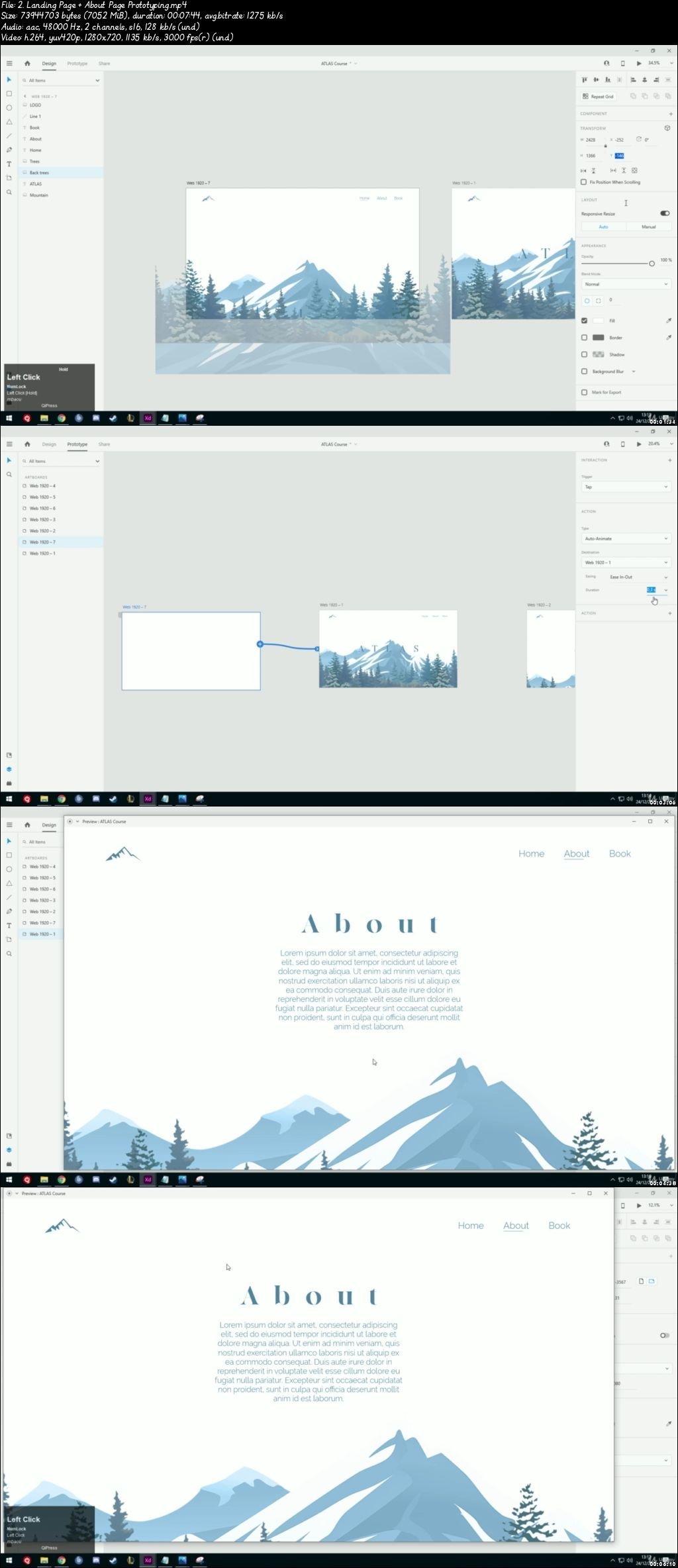  UI/UX Design - Adobe XD From Scratch 