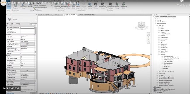 Hyperfine Architecture Residential Architecture with Revit Volume II