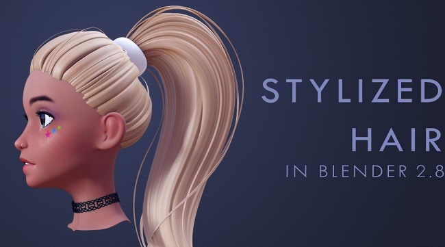 CGCookie Modeling Stylized Hair in Blender