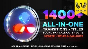 Videohive Transitions Library for DaVinci Resolve screenshot