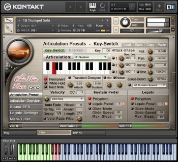 Chris Hein Horns Pro Complete KONTAKT screenshot