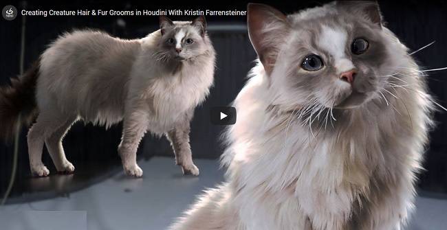 The Gnomon Workshop Creating Creature Hair Fur Grooms in Houdini with Kristin Farrensteiner
