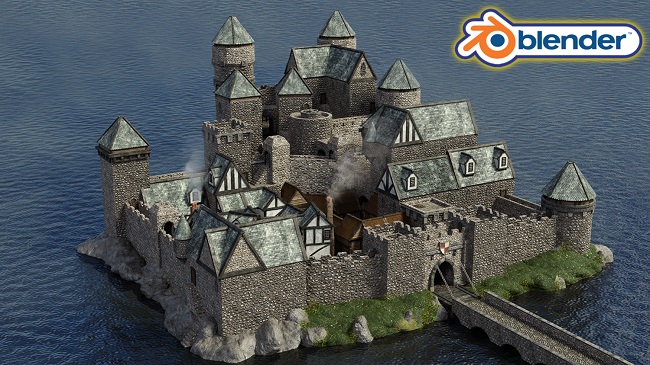 Blender 2 9 Creating a Medieval Castle Kitbash Modular Set