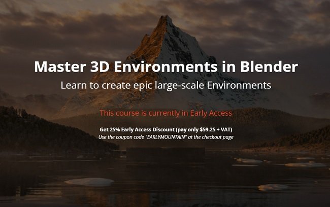 CGBoost Academy Master 3D Environments in Blender by Martin Klekner