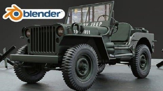 Blender Create Jeep Willys MP 1942 From Start To Finish