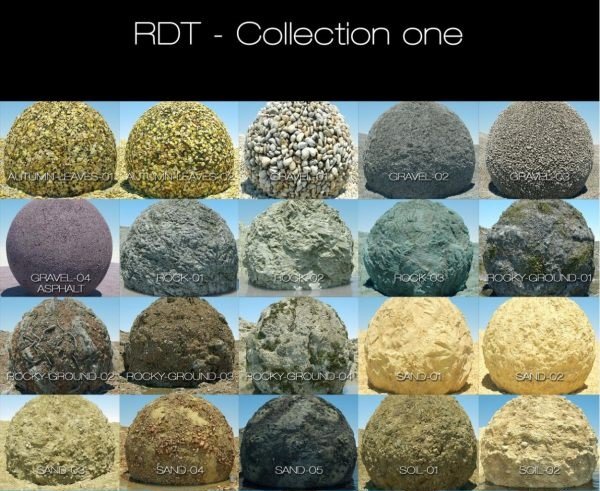 Real Displacement Textures Collection One Vol 1