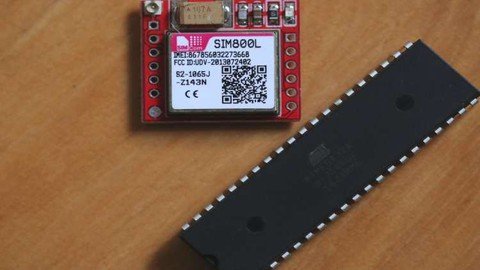 AVR ATMEL GSM GPS Security alarm using SMS messages
