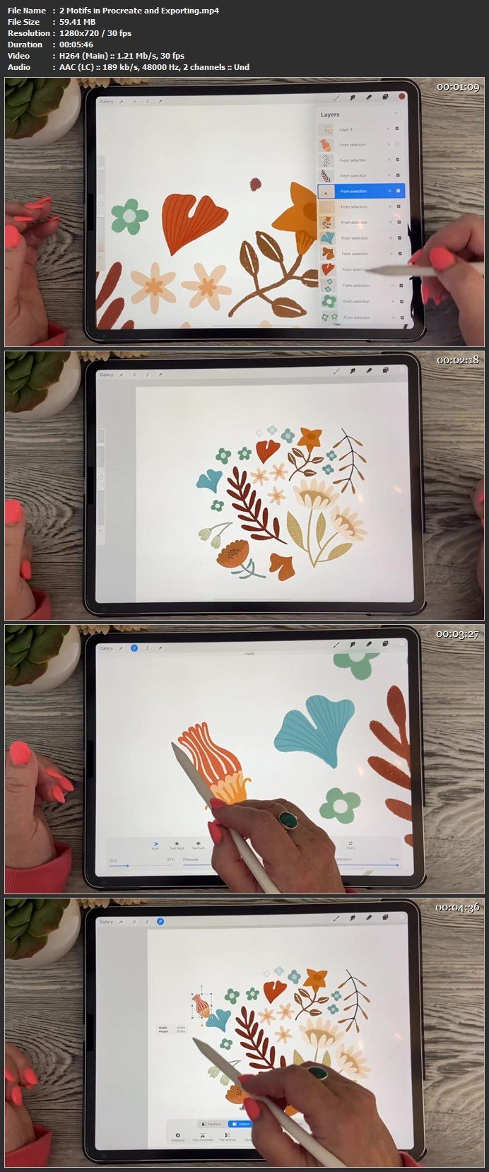 The New Pattern Preview in Photoshop 2021 - Using Pattern Preview to Arrange Procreate Drawn Motifs