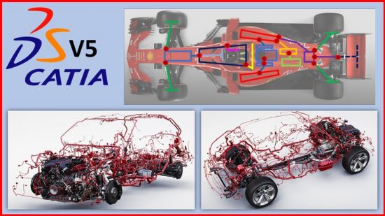 Catia V5 Electrical Harness Design Automotive Industrial