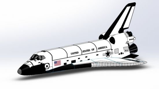 Solidworks Nasa Ov 120 Space Shuttle