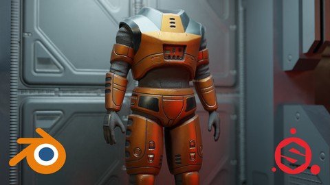 Sci fi Character Armor Blender 2 9 and Substance Painter