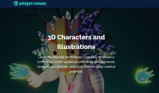 Polygon Runway 3D Characters and Illustrations
