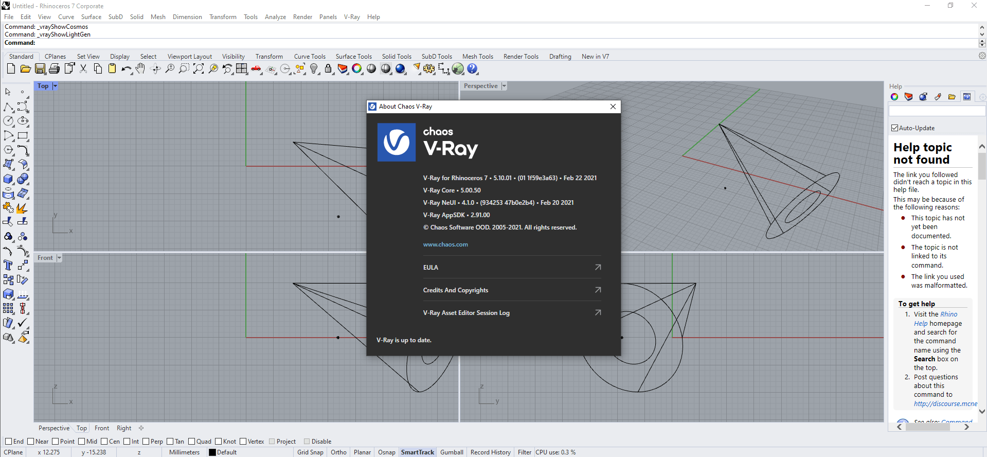 V-Ray 5.10.01 for Rhinoceros 6-7