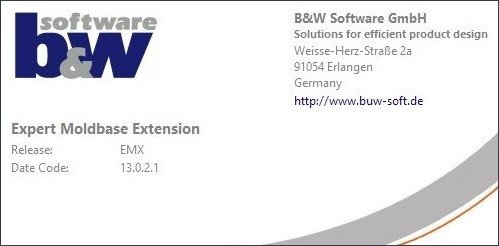 BUW EMX Expert Moldbase Extentions 13 0 2 1 x64 for Creo