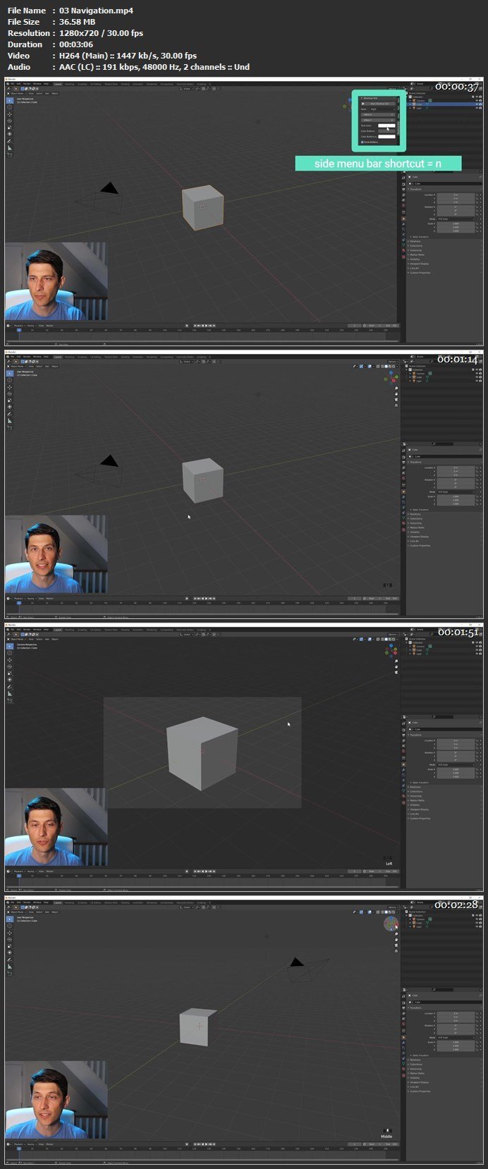 Animate a 3D Photo Collage in Blender: Fly Through and 360° Experience