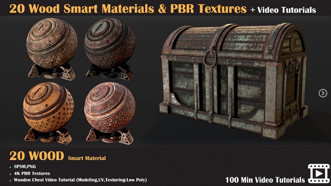 Artstation Smart Materials Leather and Wood