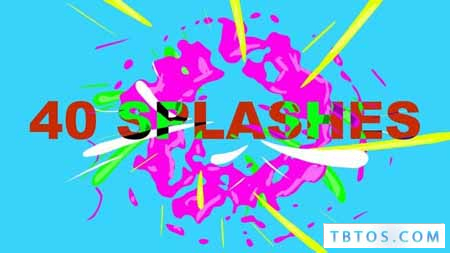 Videohive 40 Animated Splashes