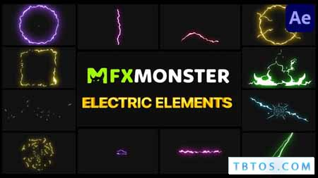 Videohive Electric Elements After Effects