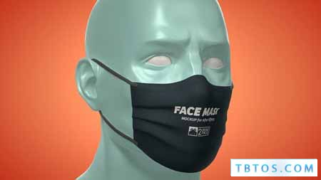 Videohive Face Mask Animated Mockup Template Mockup Kit