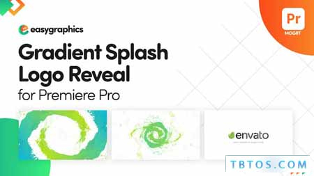 Videohive Gradient Splash Logo Reveal for Premiere Pro