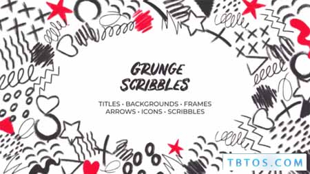Videohive Grunge Scribbles Hand Drawn Pack