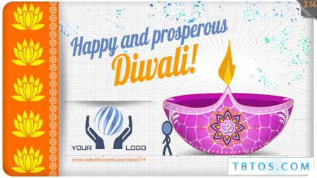 Videohive Happy Diwali Greeting