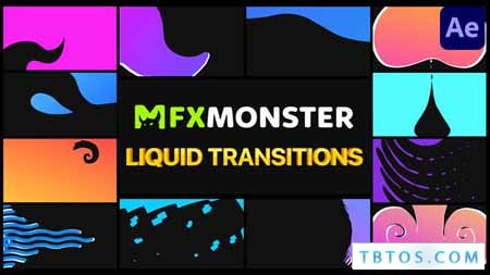 Videohive Liquid Transitions After Effects 33911789