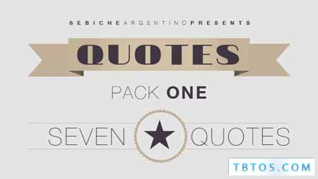 Videohive Quotes Pack 1