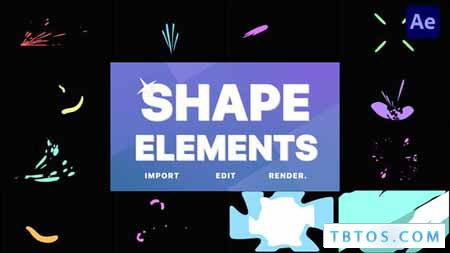 Videohive Shapes Elements After Effects