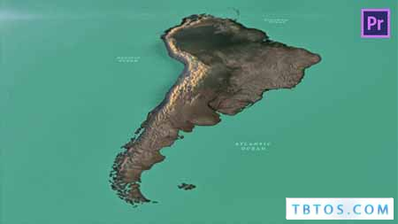Videohive South America Map PP