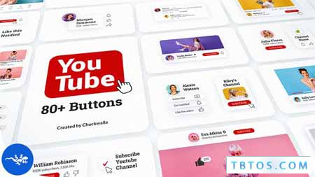 Videohive YouTube Buttons Pack
