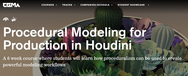 CGMA Procedural Modeling for Production in Houdini