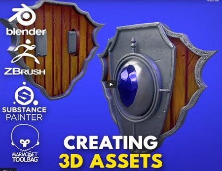 Udemy Creating 3D assets by Jose David Ramirez