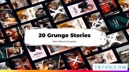 Videohive 20 Urban Grunge Instagram Stories
