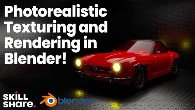 Skillshare Blender 3D Hyper Realistic Texturing Lighting and Rendering a Car