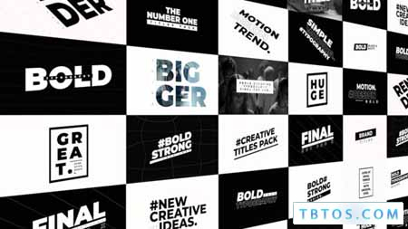 Videohive Bold Titles