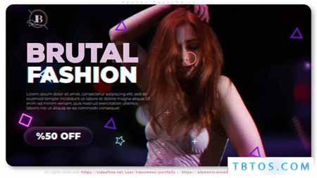 Videohive Brutal Fashion ID Striptease Promo