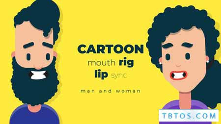Videohive Cartoon mouth rig with lip sync