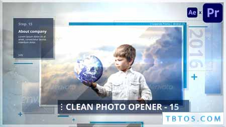 Videohive Clean Photo Opener