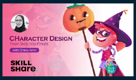 Skillshare Create a Halloween Cartoon Scene from Scratch with Adobe illustrator