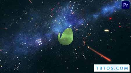 Videohive Galaxy Logo Space Titles Reveal for Premiere Pro