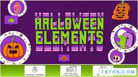Videohive Halloween Elements