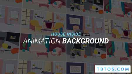 Videohive House inside Animation background