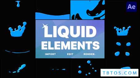 Videohive Liquid Elements After Effects