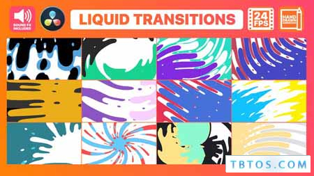 Videohive Liquid Transitions Pack DaVinci Resolve