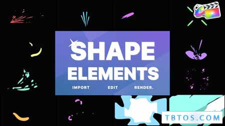 Videohive Shapes Elements FCPX