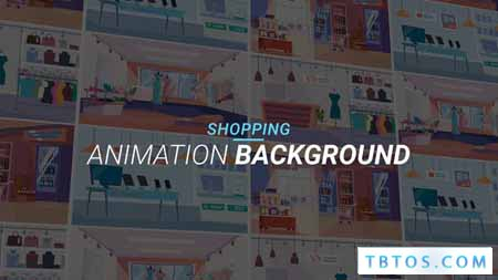 Videohive Shopping Animation background