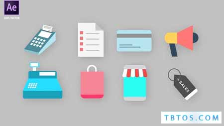 Videohive Shopping Icons Pack