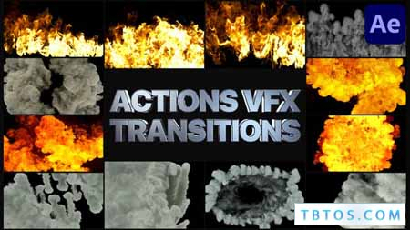 Videohive Smoke And Fire Transitions After Effects